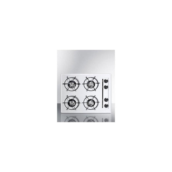 Summit WNL033 Gas Cooktops, White