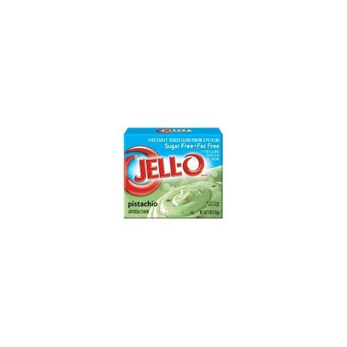Jell-O Sugar-Free Instant Pudding & Pie Filling, Pistachio, 1-Ounce Boxes (Pack of 24)