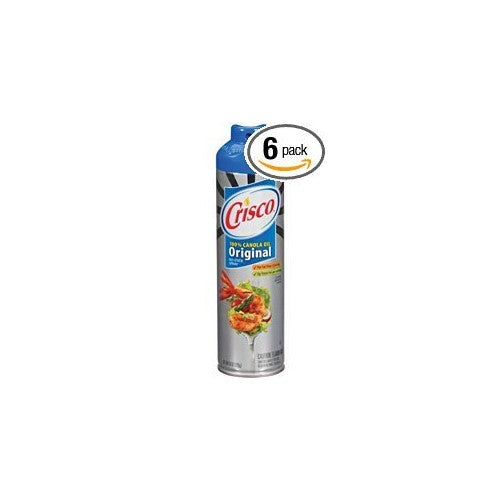 Crisco Original No-Stick Cooking Spray, 6-Ounce (Pack of 6)