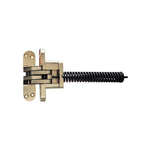 SOSS 218IC Zinc Invisible Spring Closer for 1.75" Doors, Bright Chrome Exterior Finish