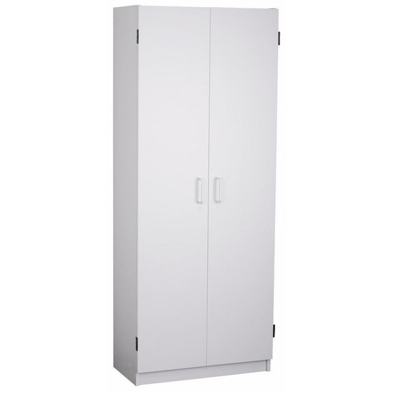 System Build Flynn Wooden Storage Cabinet, White