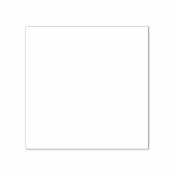 White Cast Acrylic Sheet Nominal 12" x 12" x 0.118" (1/8") Thick (Opaque Non-Transparent) 0.000 or - 0.177 tolerance in width and length. Approximate length and width is 11.850" x 11.850"