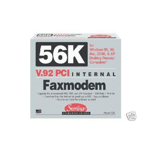 56K V.92 PCI Internal Faxmodem
