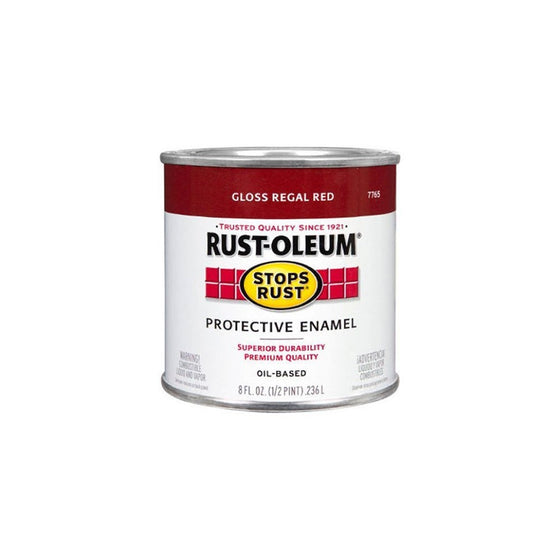 Rust-Oleum 7765730 Protective Enamel Paint, 8-Ounce, Regal Red
