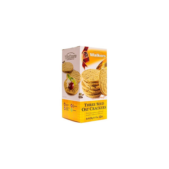Walkers Shortbread Three Seed Oat Crackers, 9.9 Ounce (Pack of 6)
