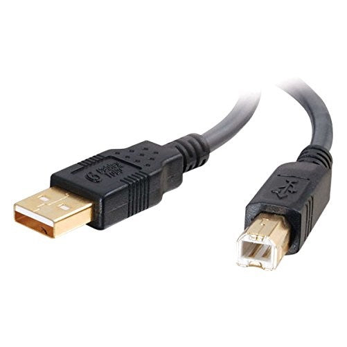 C2G/Cables to Go 29144 USB Cable - Ultima USB 2.0 A/B Cable, Black (16.4 Feet, 5 Meters)