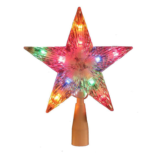 Kurt Adler Multi-Colored Crystal Star Treetop