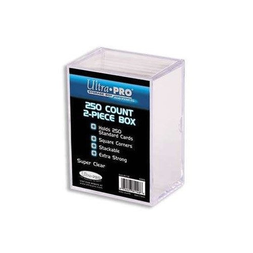 Ultra PRO All Team 2-Piece Storage Box, 250 Count, Clear