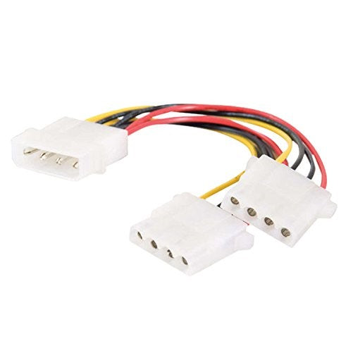 C2G/ Cables To Go 20413 One 5.25 Inch to Two 5.25 Inch Internal Power Y-Cable (14 Inch)