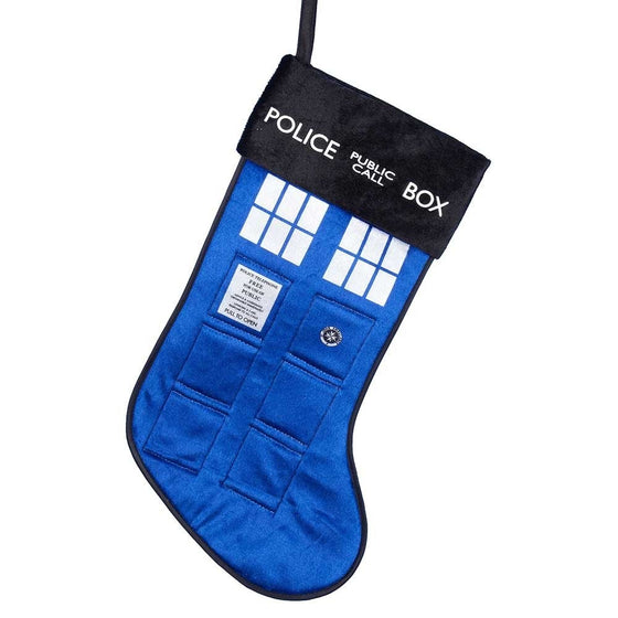 Kurt Adler Doctor Who Tardis Stocking, 19-Inch