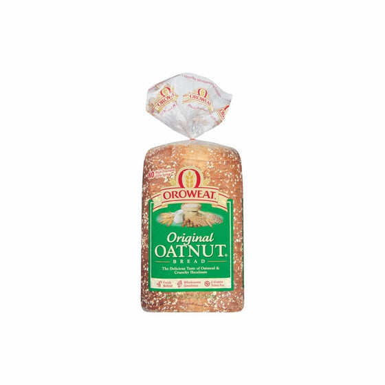 Oroweat Sliced Bread 24oz Loaf (Pack of 2) Choose Flavor Below (Whole Grains - Oatnut)