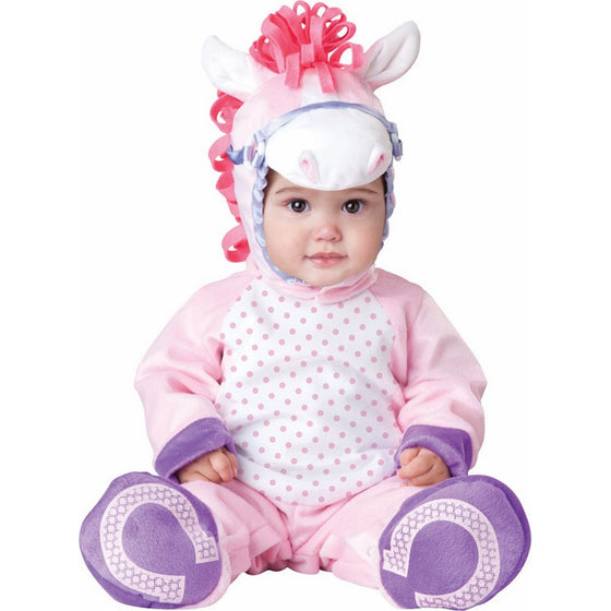 InCharacter Baby Girl's Pretty Pony Cosutme, Pink/White, Medium