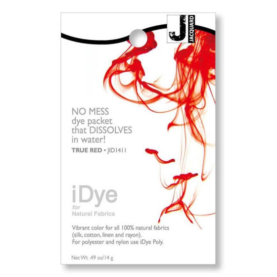 Jacquard iDye Fabric Dye 14 Grams-True Red