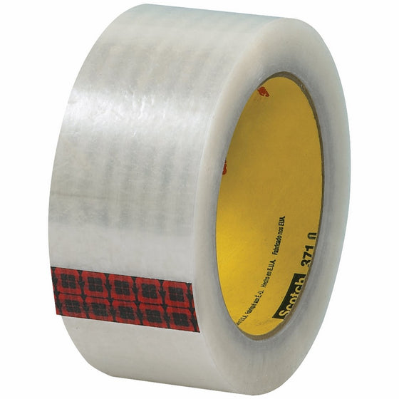 Scotch T9023716PK Carton Sealing Tape, 2" x 110 yd, Clear (Pack of 6)