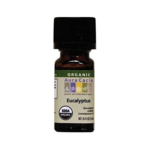 Organic Essential Oil Eucalyptus 0.25 fl Ounce Liquid