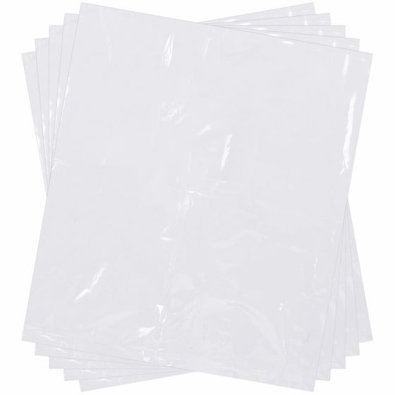 Shrink Bag 500 Piece 6" x 7" PVC Heat Shrink Film Wrap Flat Bag CD Packing
