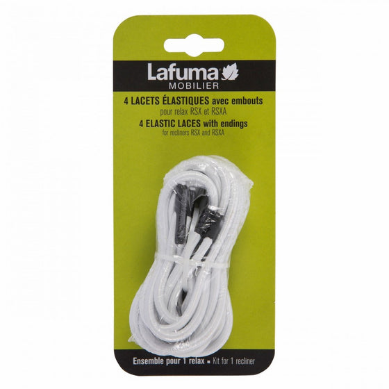 Lafuma Replacement Laces for RSX and RSX XL Recliners - White