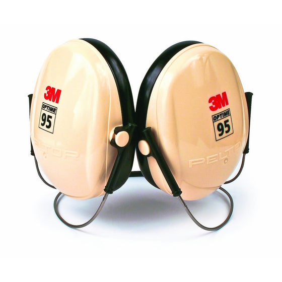 3M Peltor Optime 95 Behind-the-Head Earmuffs, Hearing Conservation H6B/V