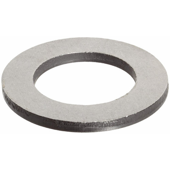 Steel Round Shim, Matte Finish, Full Hard Temper, 0.010" Thickness, 3/8" ID, 5/8" OD (Pack of 10)