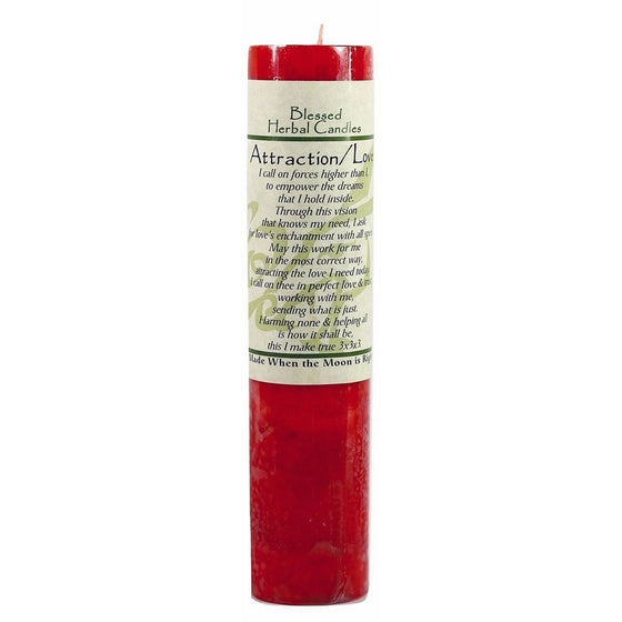 Blessed Herbal Attraction / Love Candle
