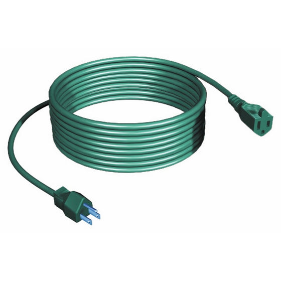 Westinghouse 28289 15-Feet Outdoor Single Outlet Power Cord, Green