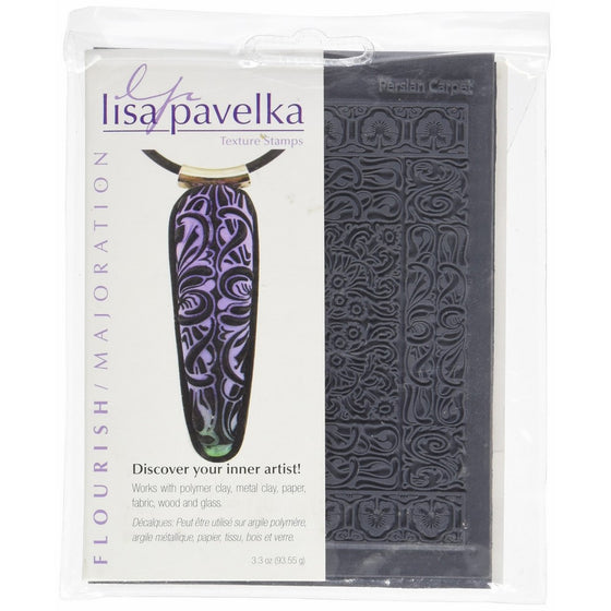 Lisa Pavelka 327090 Texture Stamp Kit Flourish