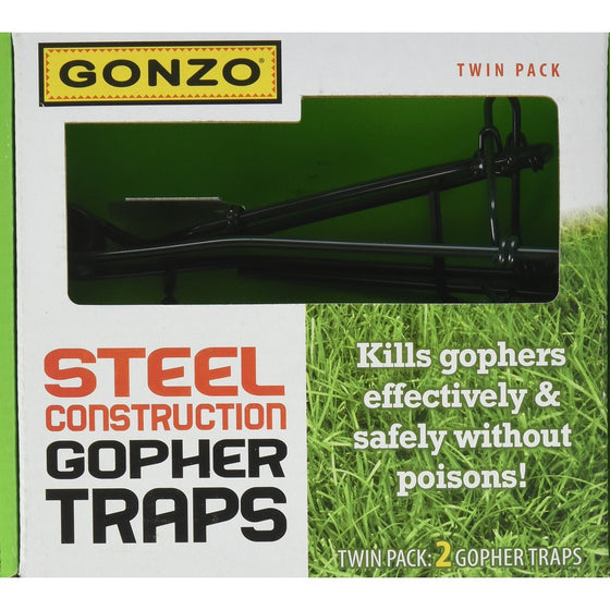 Gonzo 100518442 Wire Gopher Trap (2 Pack)