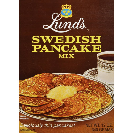 Lunds Pancake Mix, Swedish, 12 Ounce