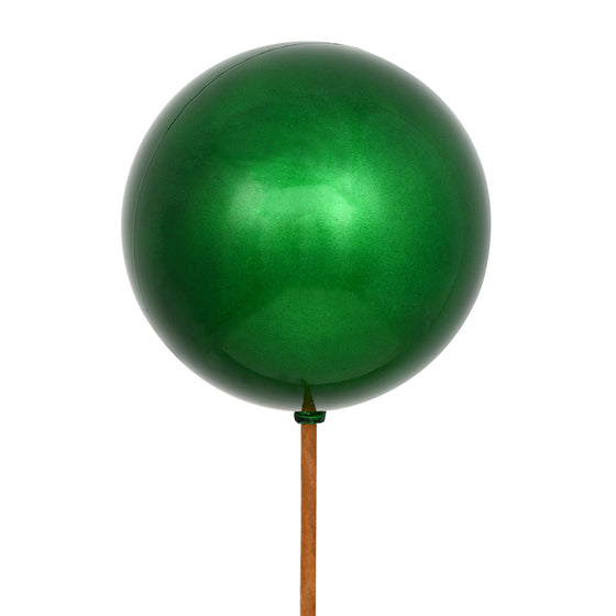 18" Green Ball Ornament UV Pick 6/Bag