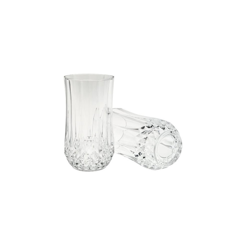Arc International Set of 4 Cristal D'Arques Longchamp Tumbler, 12-Ounce
