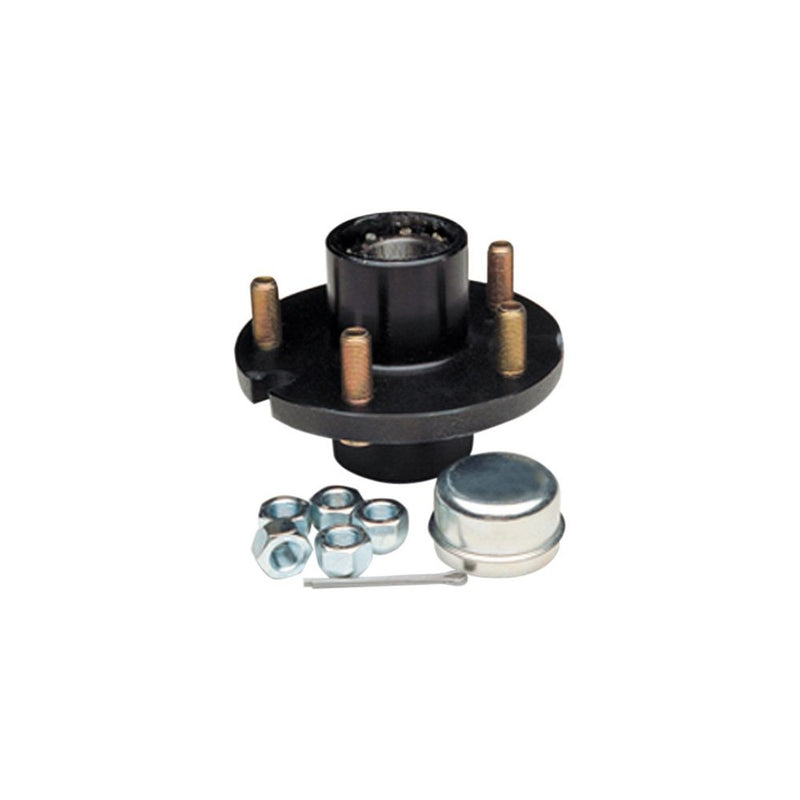 Tie Down 81060 1" Bearing 4" Stud Wheel Hub Kit