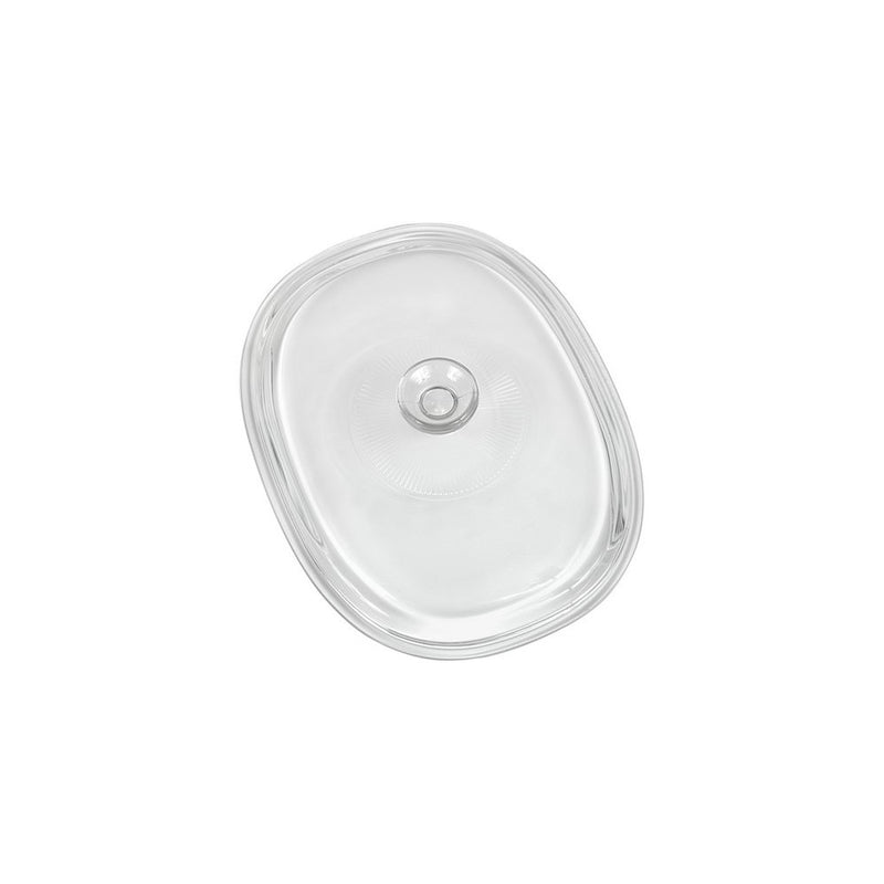 CorningWare French White 2-1/2-Quart Oval Glass Cover