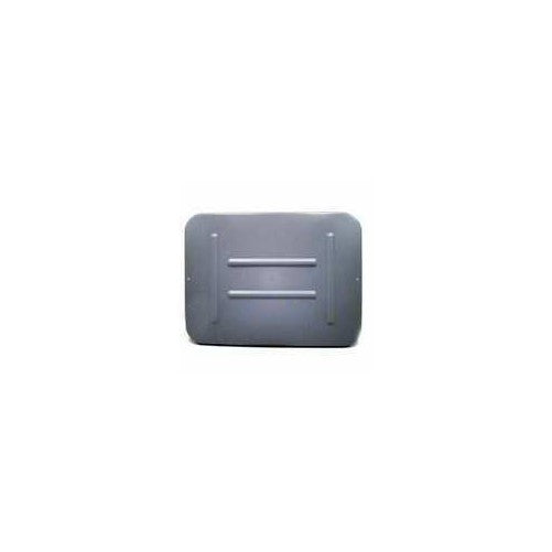 Rubbermaid Commercial Products FG364800GRAY Food Service Bus/Utility Tote Box, Lid for 4 5/8 gal, Gray