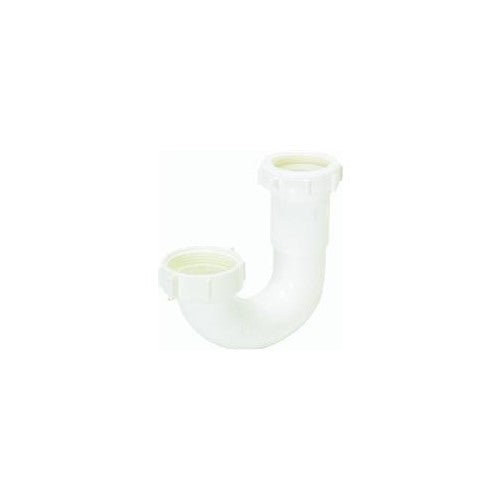 Keeney 10501WK 1-1/4-Inch or 1-1/2-Inch by 1-1/2-Inch Sink Trap J-Bend, White