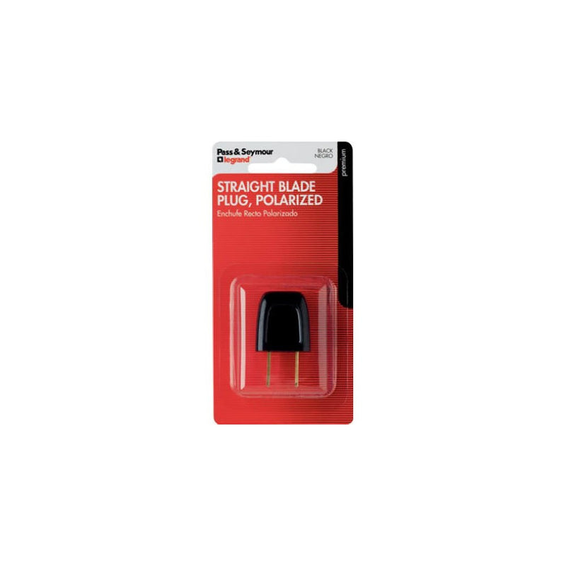 Pass & Seymour 26016BKBPCC10 Easy Installation Quick Plug, 125V, 10-Amp, Black