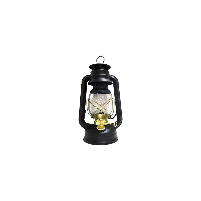 Glo Brite by 21st Century 210-76000 Centennial Gold Trim Oil Lantern, Black