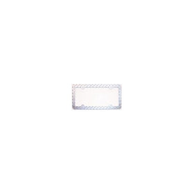 Diamond Plate License Plate Frame (Chrome)