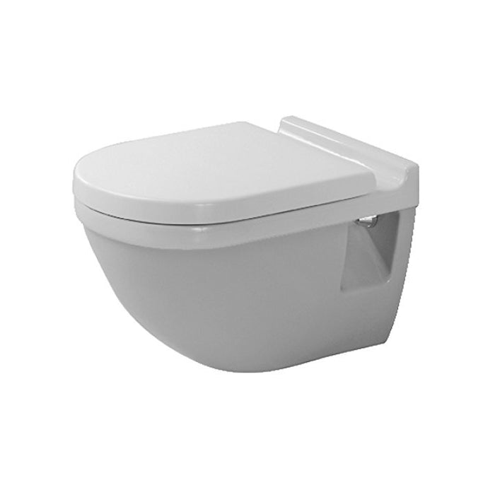 Duravit 2200090000 Starck 3 Wall Mount Toilet Bowl, White Finish