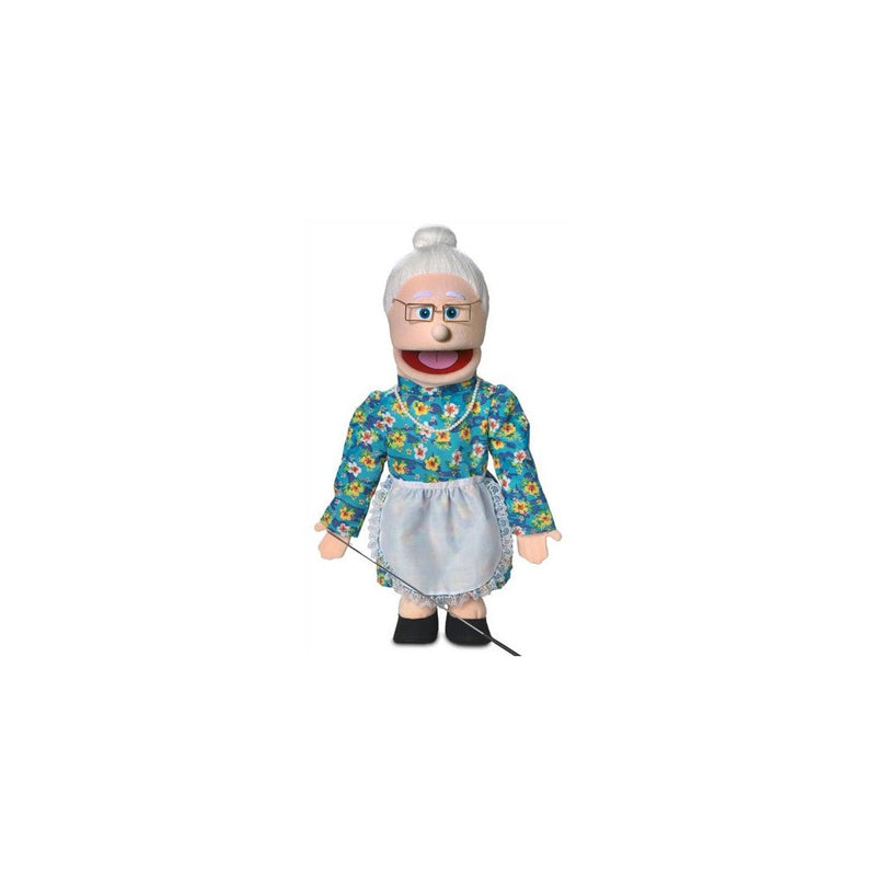 25" Granny, Peach Grandmother, Full Body, Ventriloquist Style Puppet