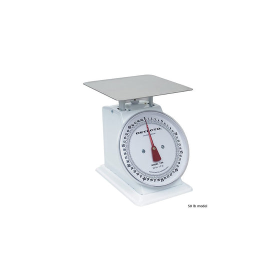 Detecto T50 Top Loading Fixed Dial Scale, 50 lb. Capacity