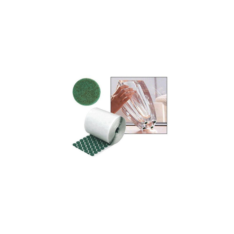 C.R. LAURENCE FGP128 CRL 1/2" x 1/8" Felt Glass Protectors