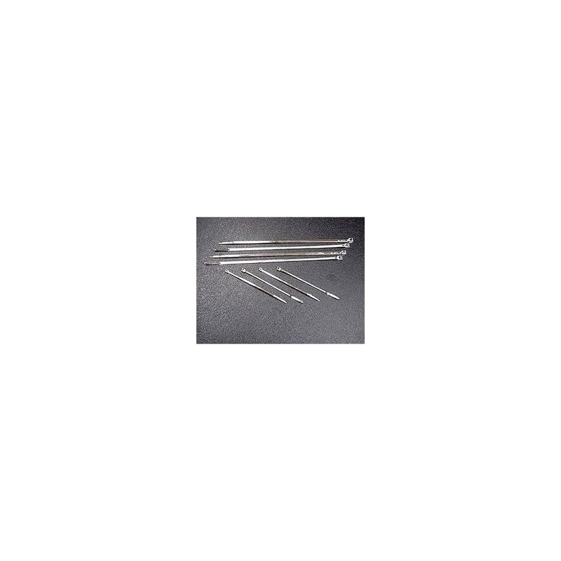 Taylor Cable 43082 Cable Wire Ties; 8 in. Length; Chrome Plated; 25 Per Package;