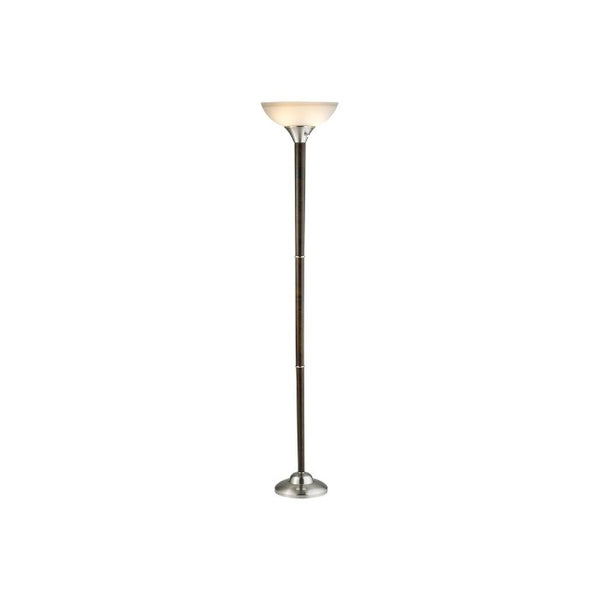 Adesso 7207-15 Alta 71" Floor Lamp, Walnut, Smart Outlet Compatible