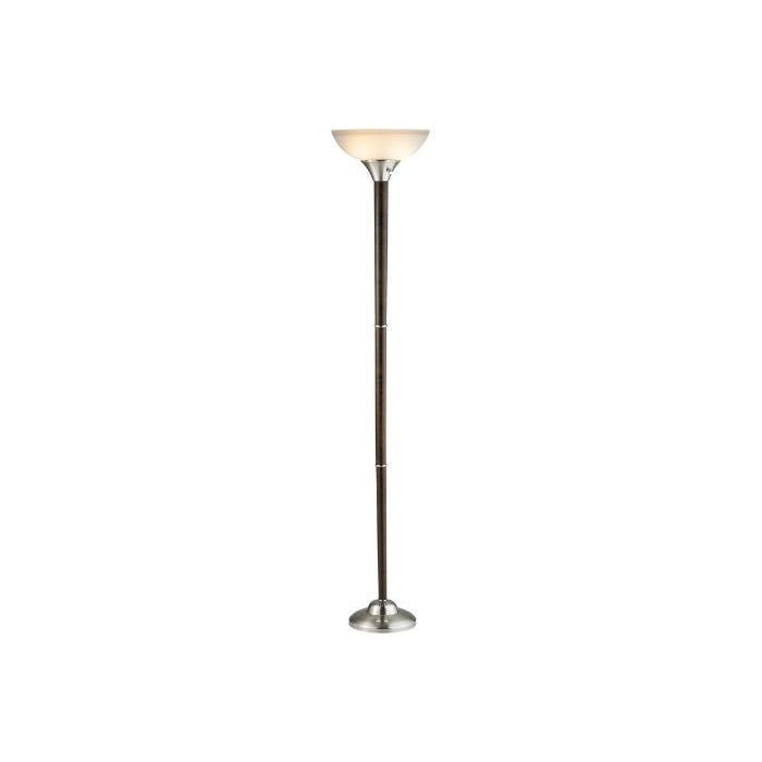 Adesso 7207-15 Alta 71" Floor Lamp, Walnut, Smart Outlet Compatible