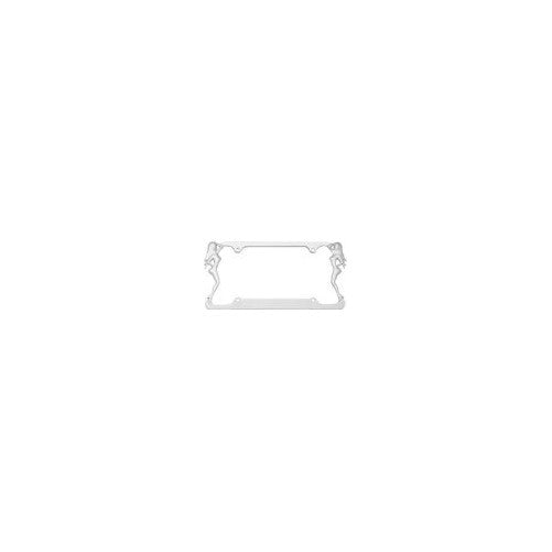 Twin Ladies License Plate Frame (Chrome Metal)