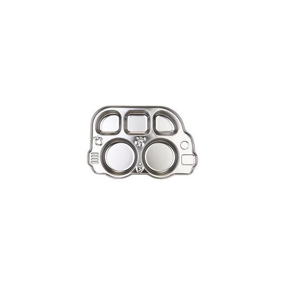 Innobaby Din Din Smart Stainless Divided Platter, Stainless Steel Divided Plate for Babies, Toddlers and Kids. BPA free.