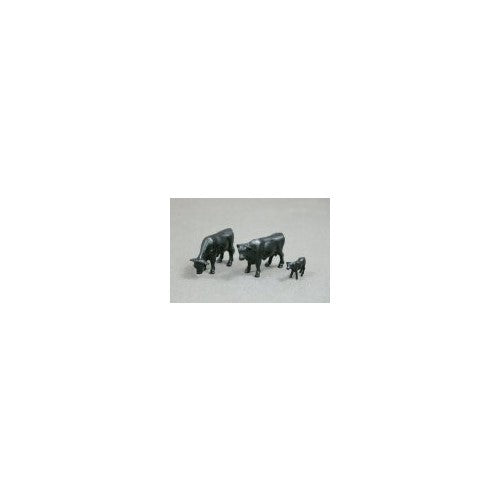 ERTL Black Angus Cows (Pkg. of 25) 1:64 Scale by