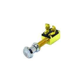 Invincible Marine 2-Position Push/Pull Switch, Brass