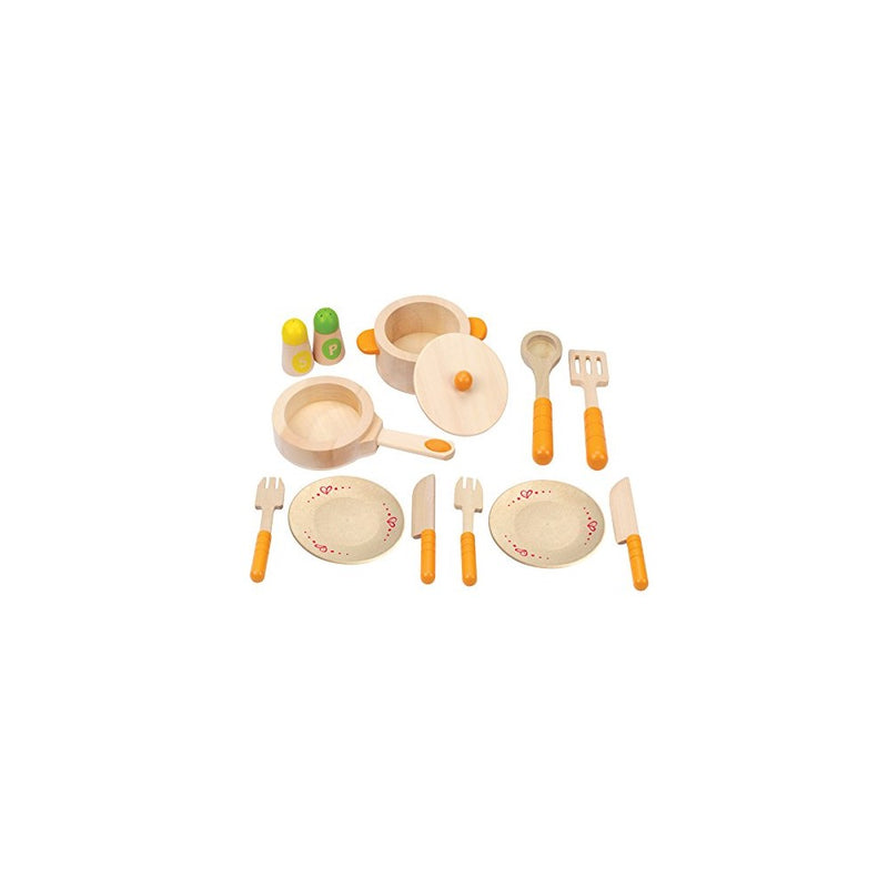 Hape Gourmet Play Kitchen Starter Accessories Wooden Play Set