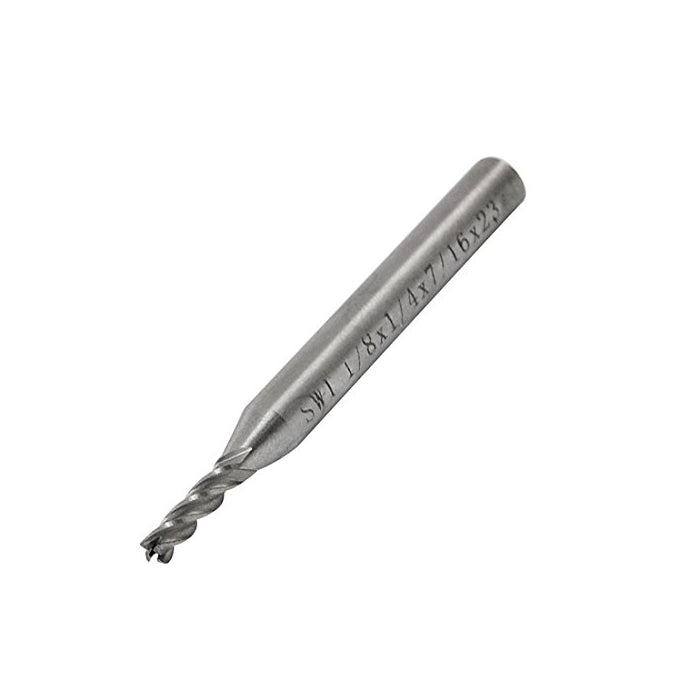 Uxcell a11103100ux0085 Straight Shank 4 Flute End Mill Cutting Tool